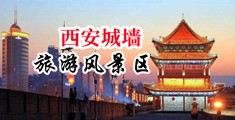 呃呃嗯呐嗯呐～水流出来了中国陕西-西安城墙旅游风景区